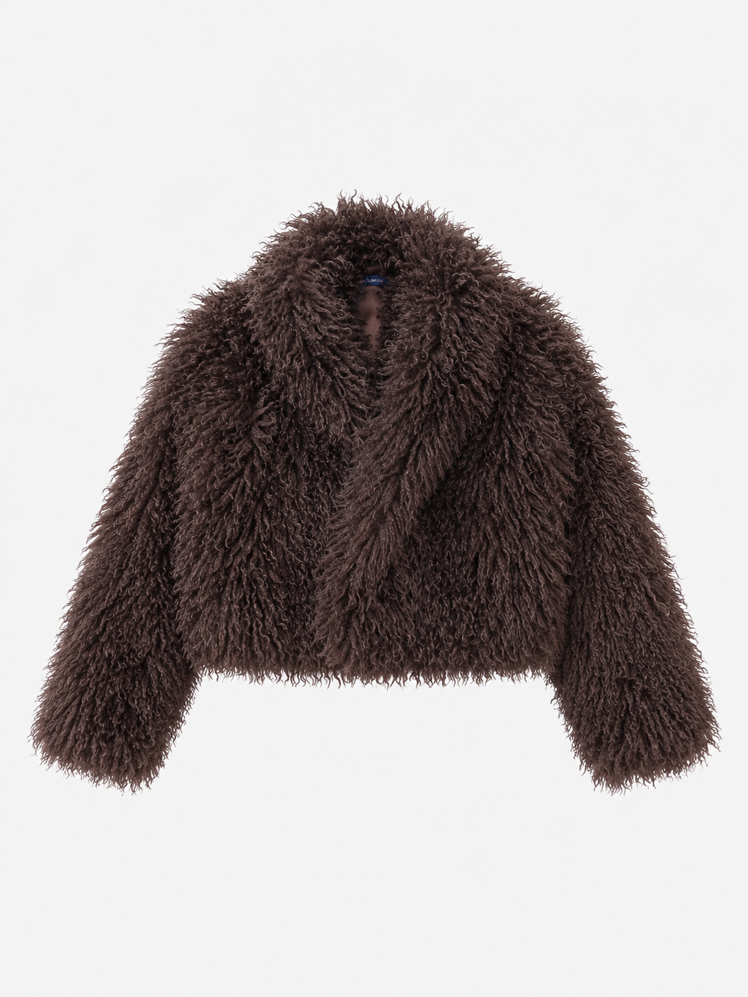 Faux Mink Fur Lapel Collar Jacket (Short) FM0202000061-detail-03.jpg